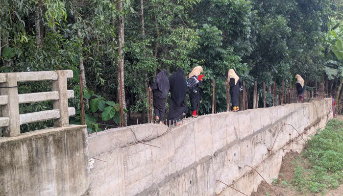 ১৩ কোটির সেতু আছে, সড়ক নেই—মৃত্যুঝুঁকি নিয়েই চলাচল 1 ১৩ কোটির সেতু আছে, সড়ক নেই—মৃত্যুঝুঁকি নিয়েই চলাচল 1